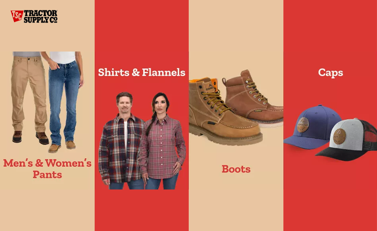 At Tractor Supply, choose Ridgecut workwear_cover