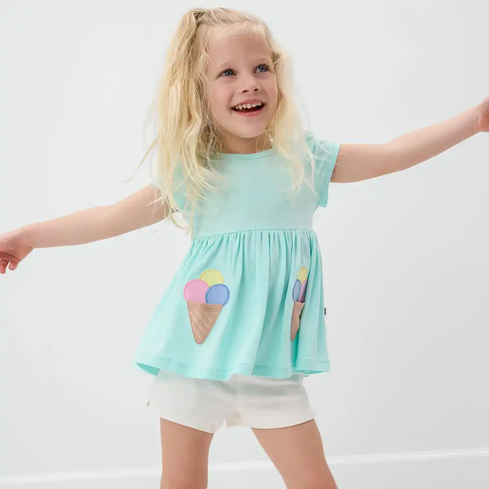 Sweet Scoops Empire Tunic Top