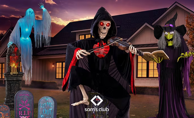 Sam's Club Halloween Shopping Spree | Enjoy Bulk Candy & Fun Decorations | Light Up the Festive Sweet Atmosphere-img