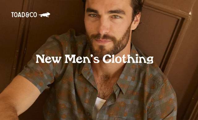 Toad&Co Men’s New Arrivals – Where Comfort Meets Sustainability